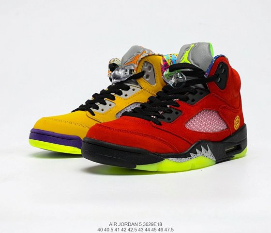 Air Jordan 5 "What the AJ5" Multi-Color Tokyo Basketball Shoe CZ5725-700