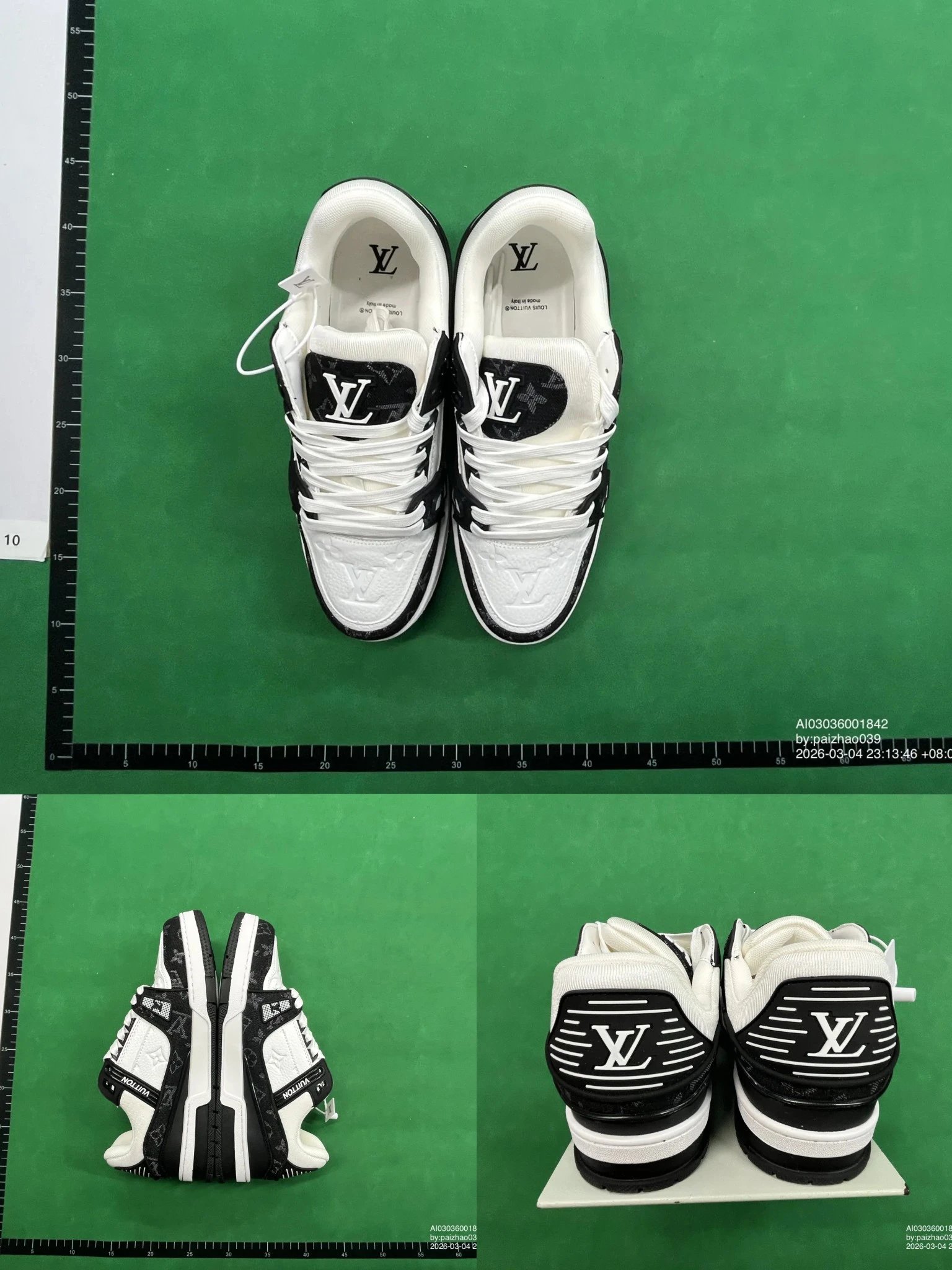 white black