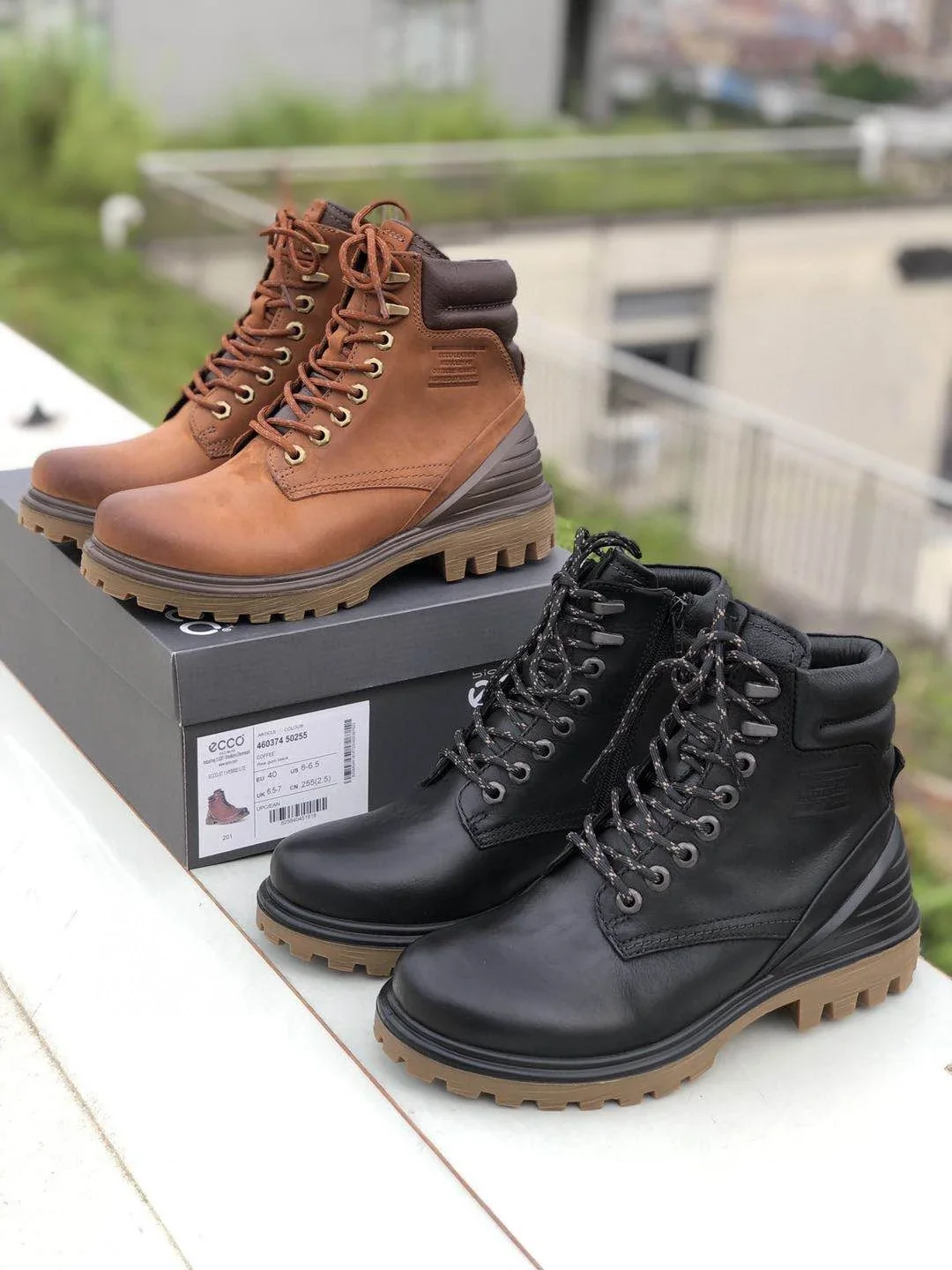 秋冬百搭帅靴 商务休闲两不误 大气有型eco英伦拉链快脱马丁靴男机车靴厚底工装靴短靴高帮鞋男进口磨砂牛皮抛光打磨工艺