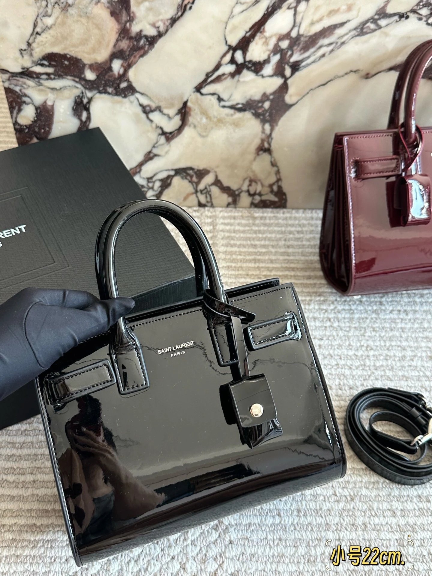 Saint Laurent Handbags Sac de Jour Patent Top-Handle image 3
