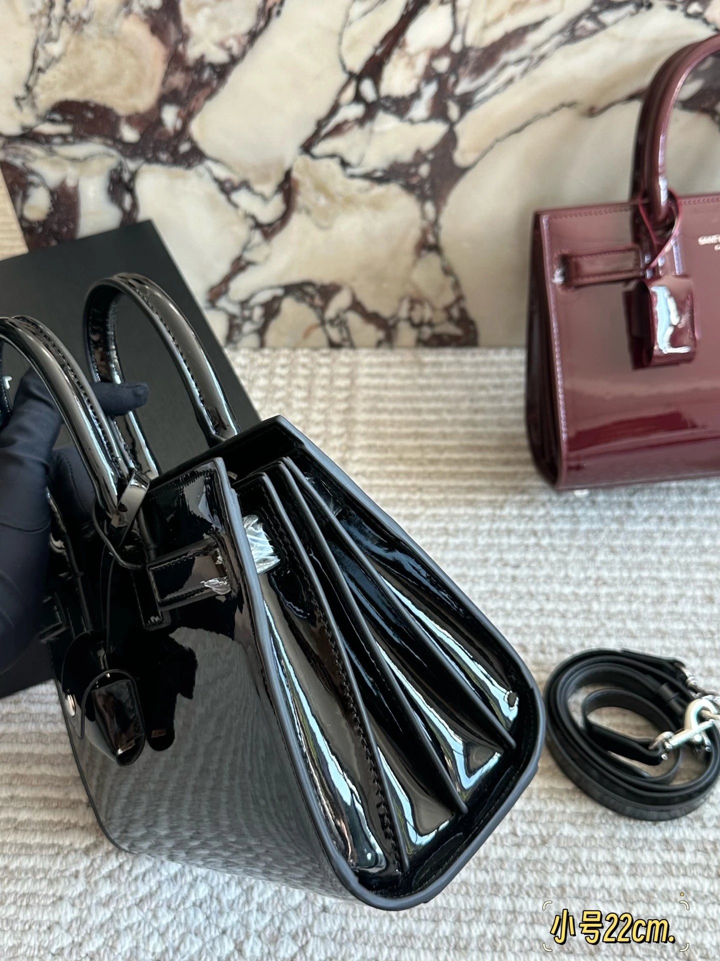 Saint Laurent Handbags Sac de Jour Patent Top-Handle image 5