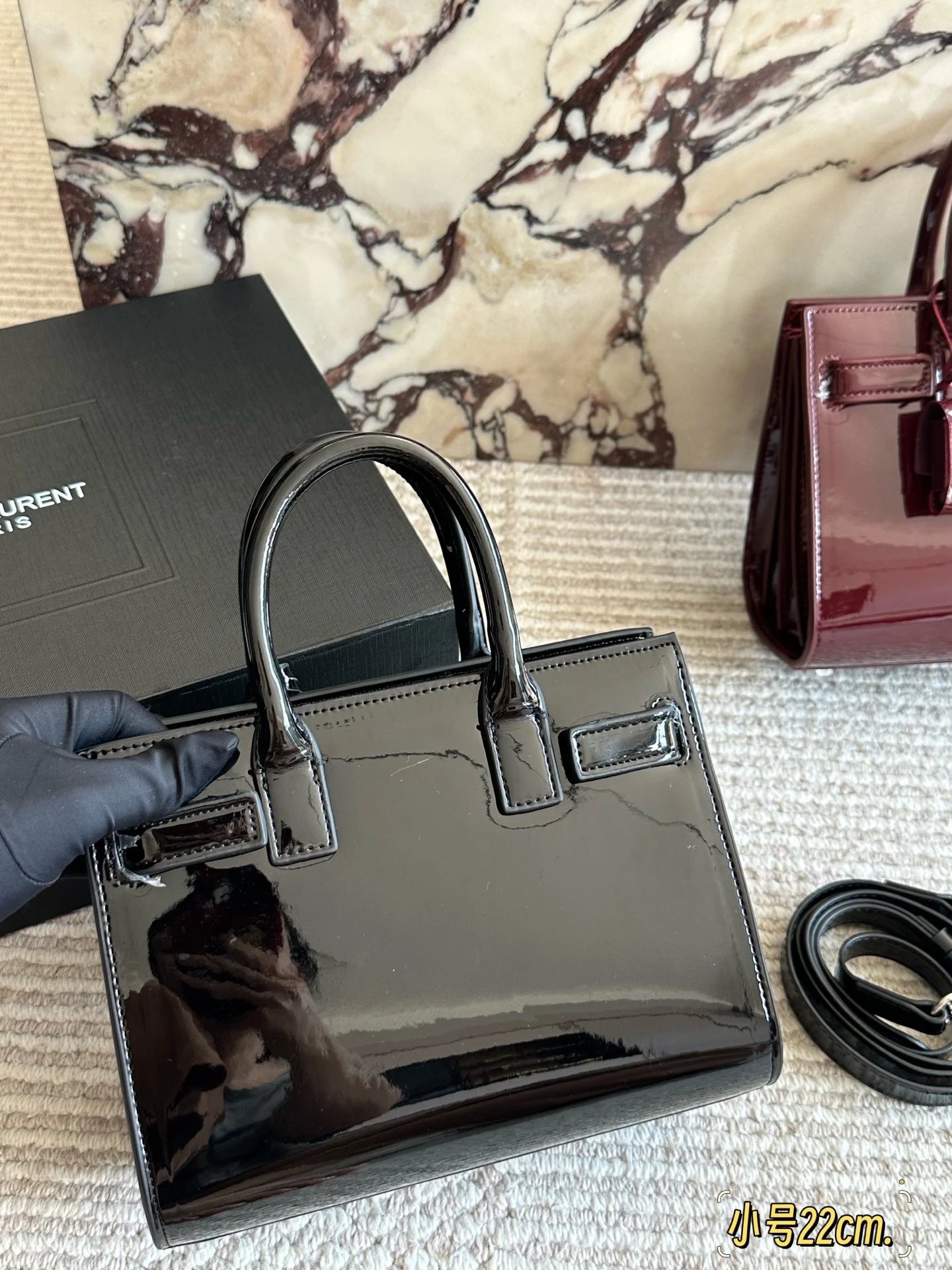 Saint Laurent Handbags Sac de Jour Patent Top-Handle image 7