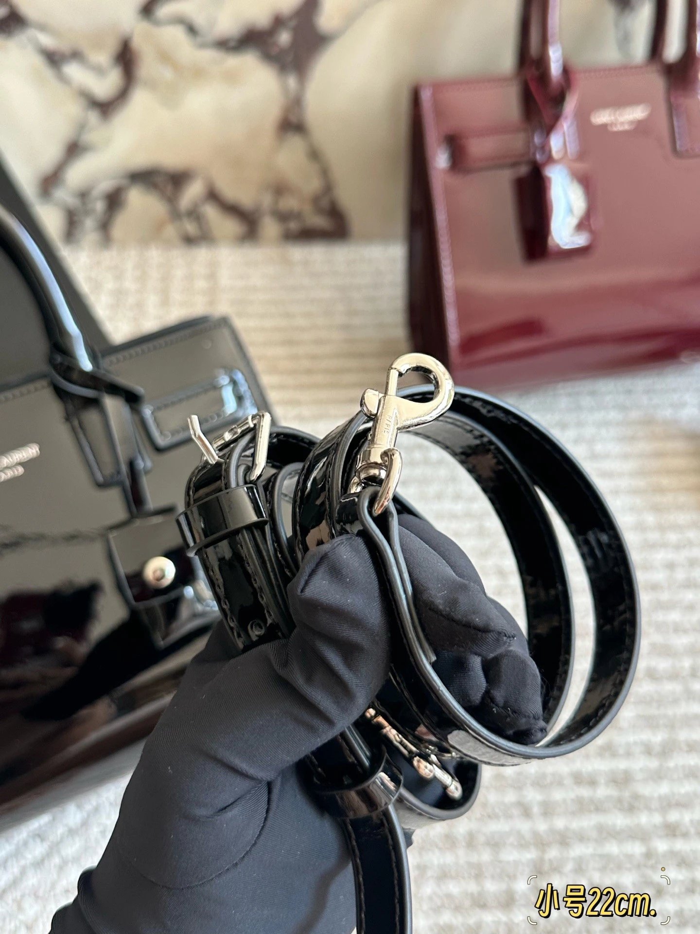 Saint Laurent Handbags Sac de Jour Patent Top-Handle image 11