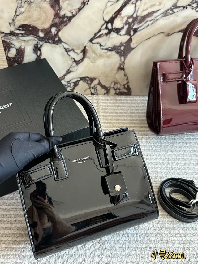 Saint Laurent Handbags Sac de Jour Patent Top-Handle product detail image 1