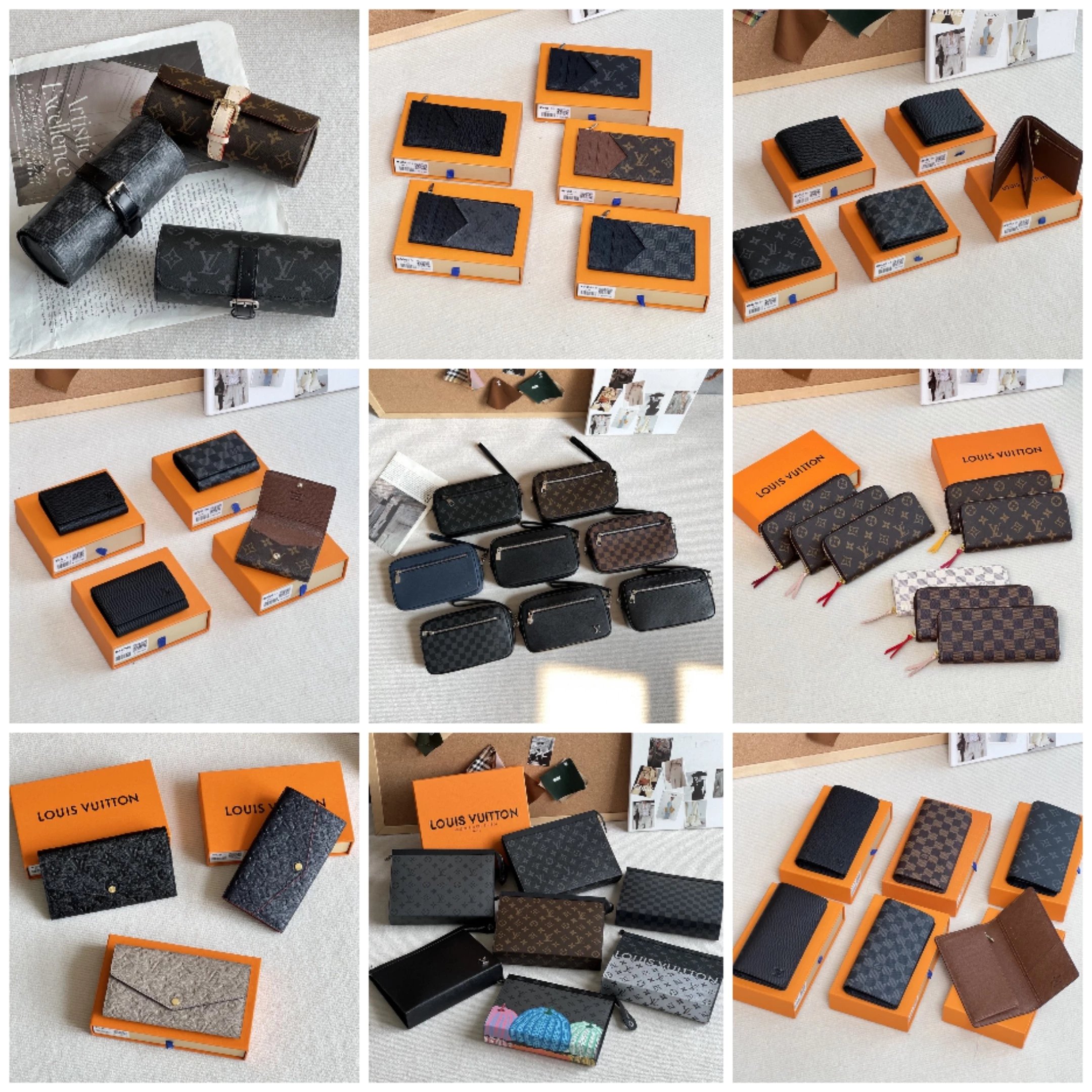 爆款男女钱包 手包卡包 洗漱包 手表盒大集合