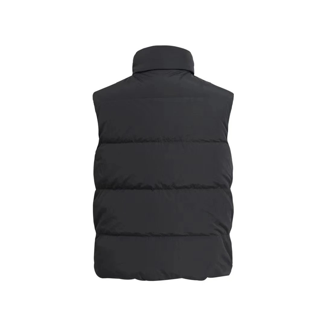 808 bar double-sided checkered down vest