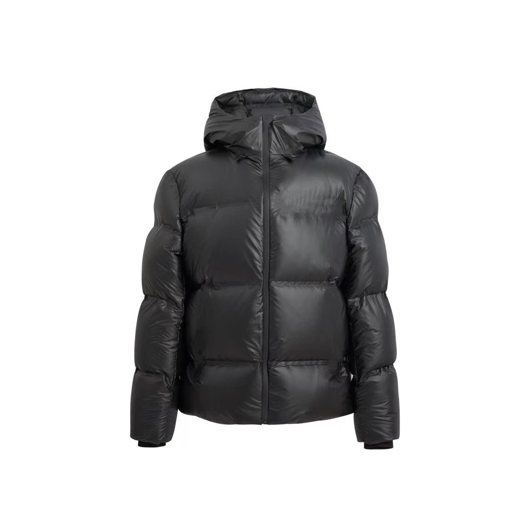 808 plain red standard down jacket