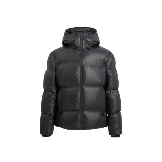 808 plain red standard down jacket