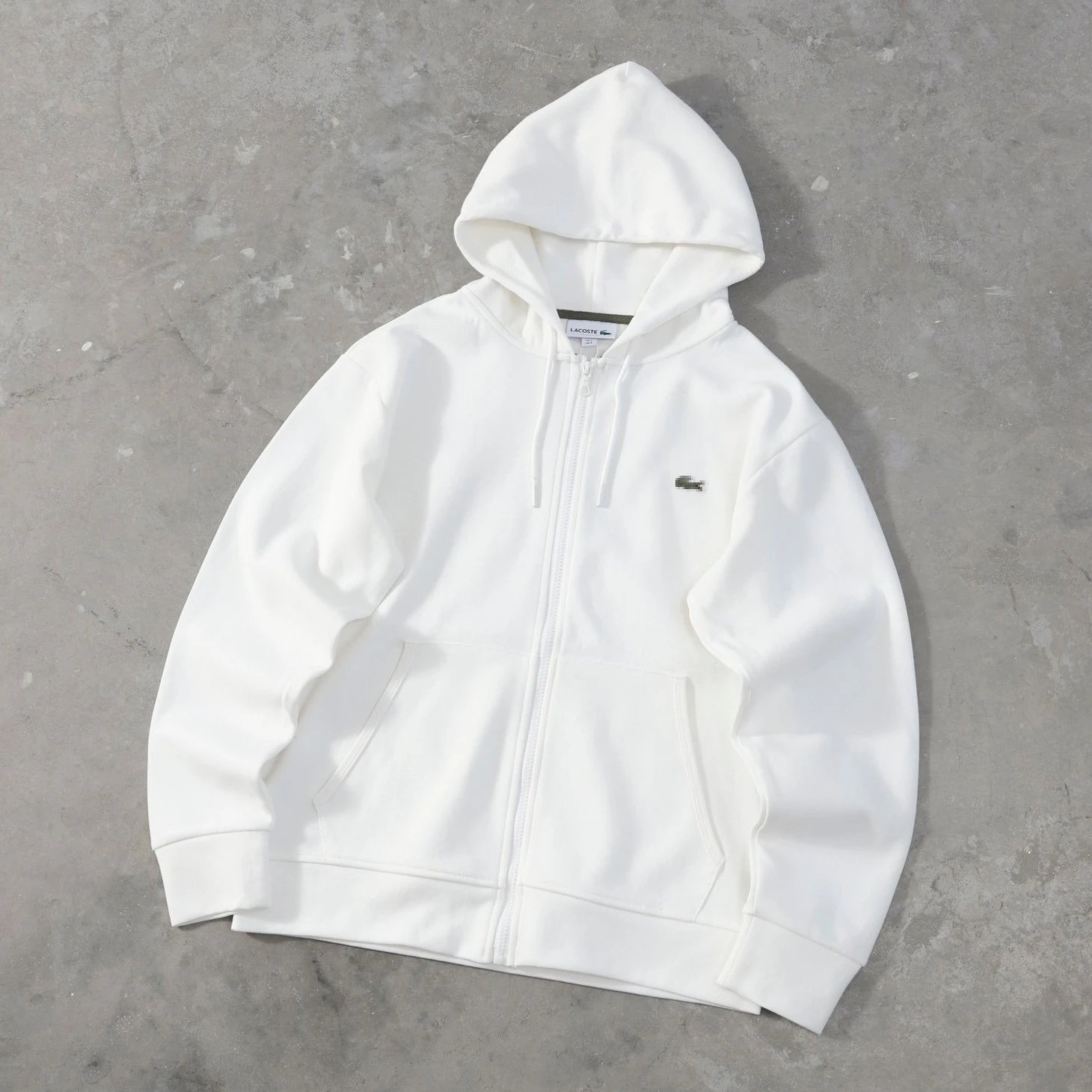 White hoodie