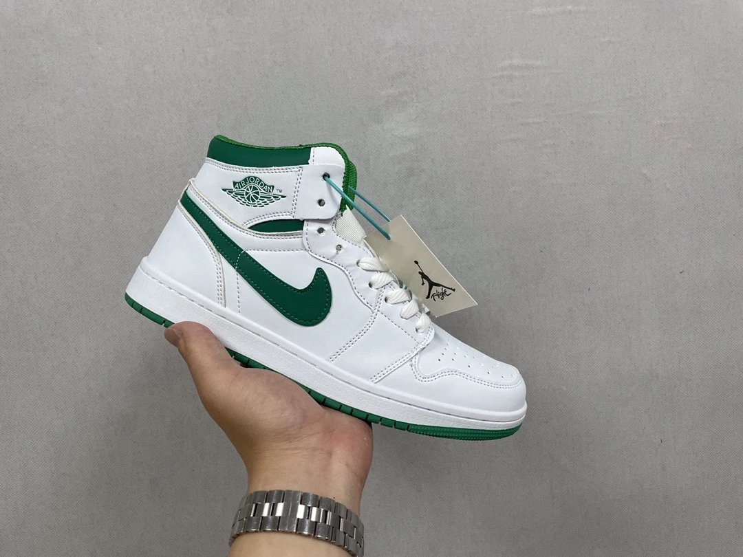 Nike AJ1 White Grass Green