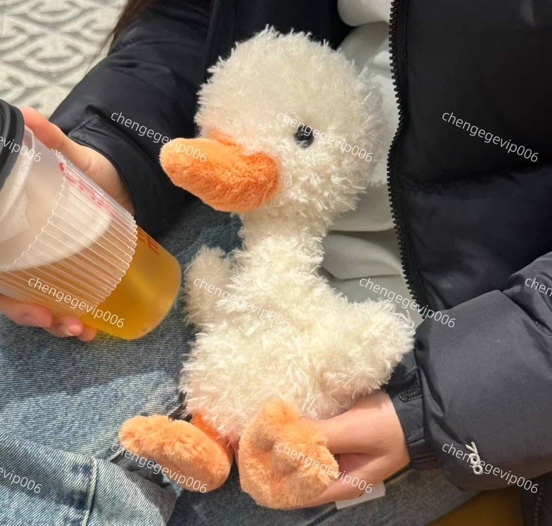Authentic UK LellyCute Dolly Duck Plush Toy Jellycat Duckling Comfort Stuffed Animal for Kids