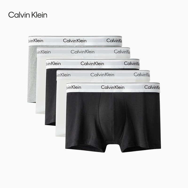 【 Official Cabinet 】 Men's three pack CK modern gravity belt logo underwear, comfortable and breathable, making you feel refreshed!
