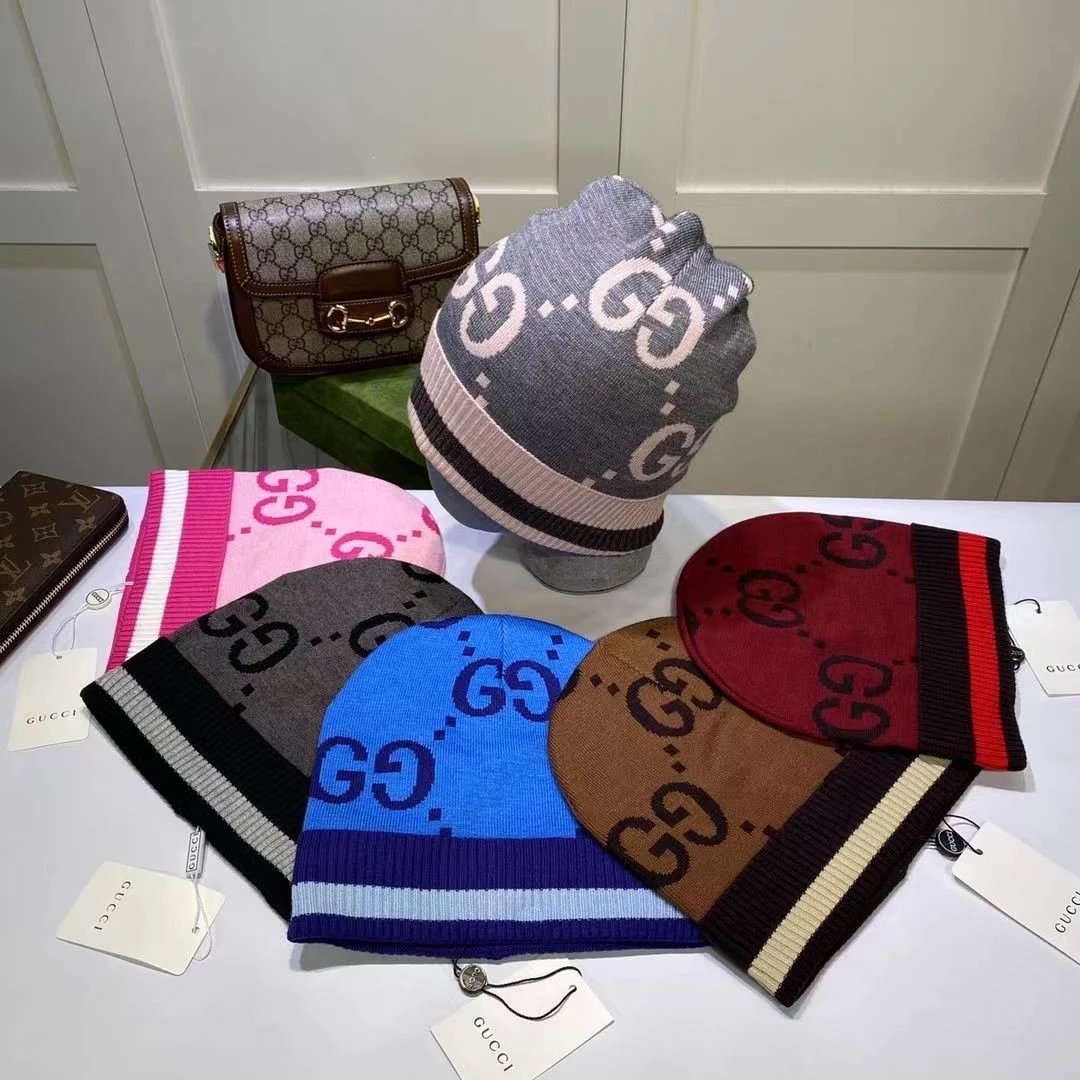 Fashin designer beanie luxury men baseball hat sport cotton knitted hats skull caps fitted classic t