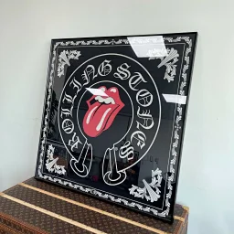 thumbnail for Chrome Hearts silk scarf decorative painting home soft decoration, enhance the overall effect, large layout size, silk scarf size: 100x100cm