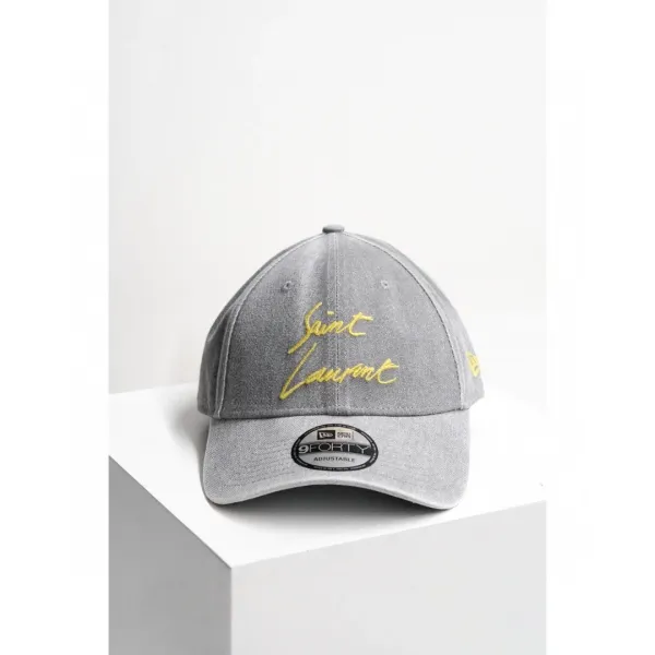 Saint Laurent x New Era 9FORTY Adjustable Cap Beige Baseball Cap - 21