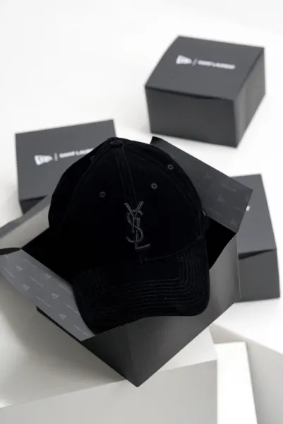 Saint Laurent x New Era 9FORTY Adjustable Cap Beige Baseball Cap - 30