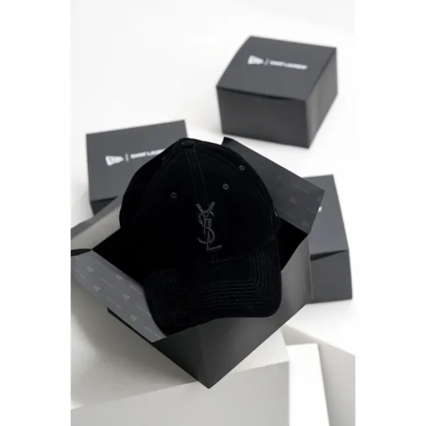 Saint Laurent x New Era 9FORTY Adjustable Cap Beige Baseball Cap - 31