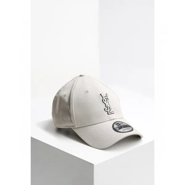 Saint Laurent x New Era 9FORTY Adjustable Cap Beige Baseball Cap - 14