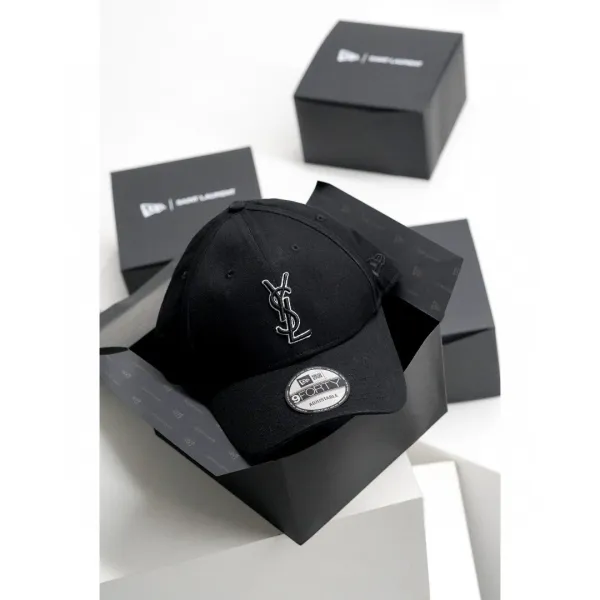 Saint Laurent x New Era 9FORTY Adjustable Cap Beige Baseball Cap - 3
