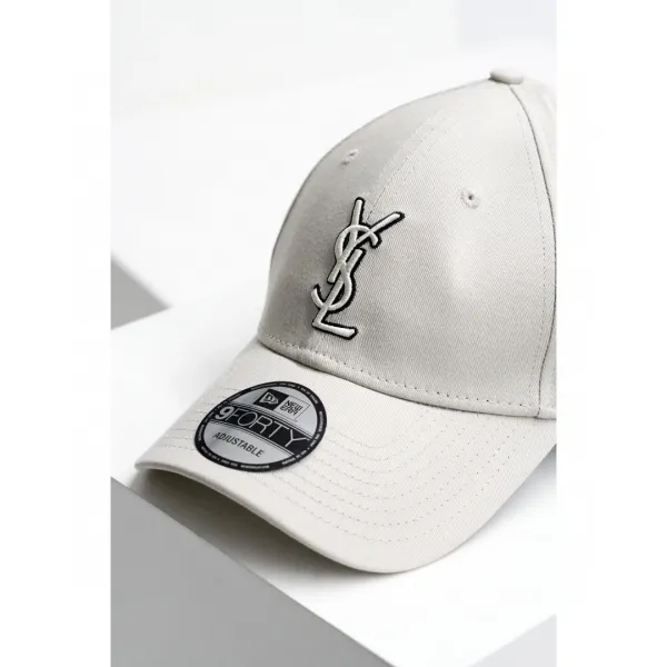 Saint Laurent x New Era 9FORTY Adjustable Cap Beige Baseball Cap - 17