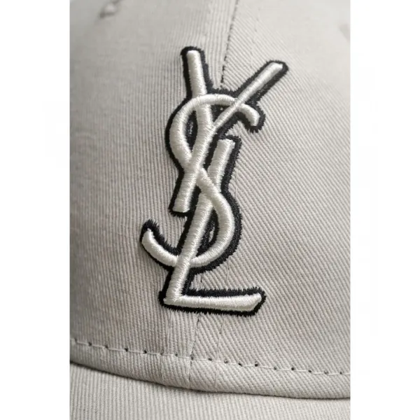 Saint Laurent x New Era 9FORTY Adjustable Cap Beige Baseball Cap - 16