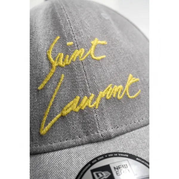 Saint Laurent x New Era 9FORTY Adjustable Cap Beige Baseball Cap - 25