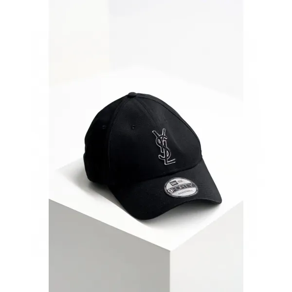 Saint Laurent x New Era 9FORTY Adjustable Cap Beige Baseball Cap - 4