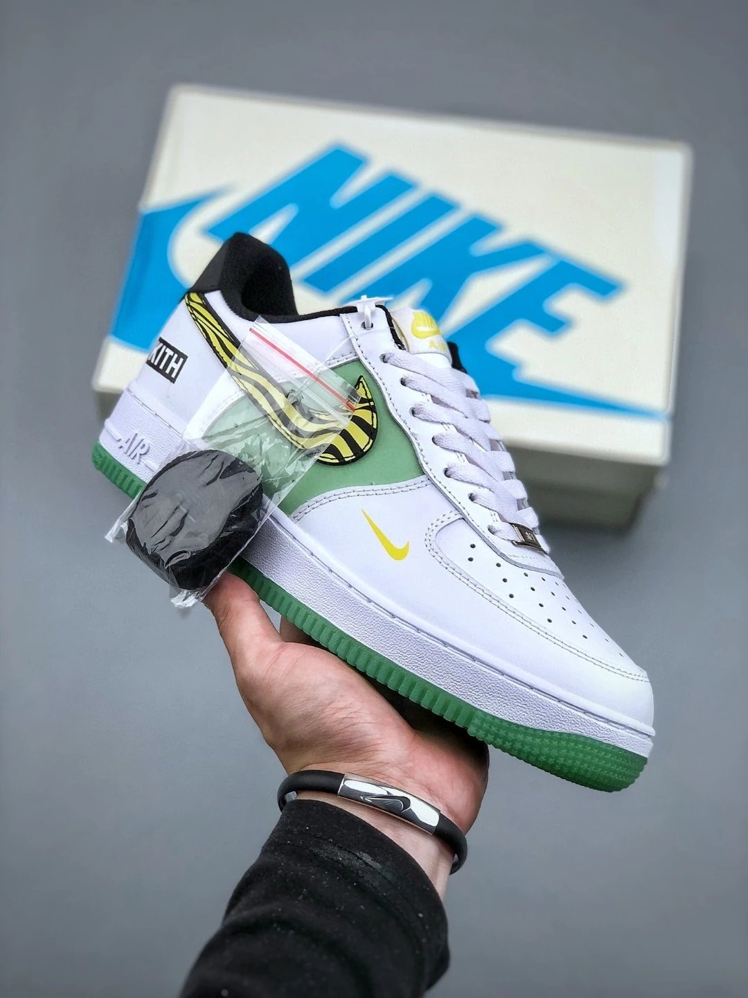 耐克Nk Air Force 1'07 Low 联名款 空军一号低帮休闲板鞋 BS9055-827 #定制皮料 原楦原纸板 纯正版型 高清洁度 内置全掌气垫 尺码：36-45