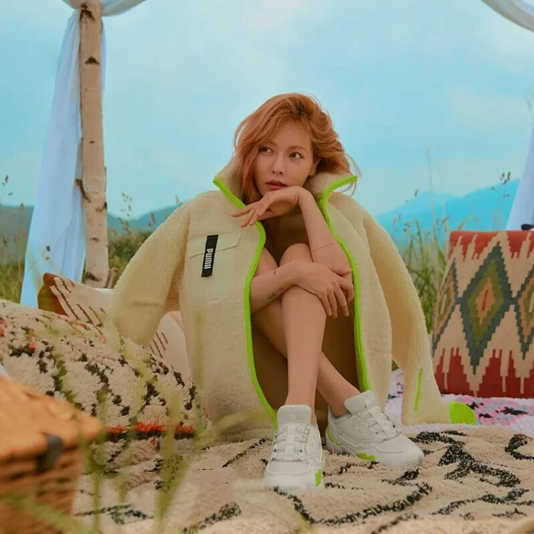 Puma彪马泫雅同款韩国限定羊羔毛外套 Puma彪马泫雅同款韩国限定羊羔毛外套