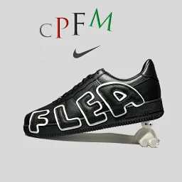 thumbnail for CPFM x Air Force 1 Low Sunshine Black Co-branded Pippen Air Force One Vintage Breathable Casual Shoes Low-Top Board Shoes Sneakers Versatile Trendy Shoes Men's Shoes Women's Shoes