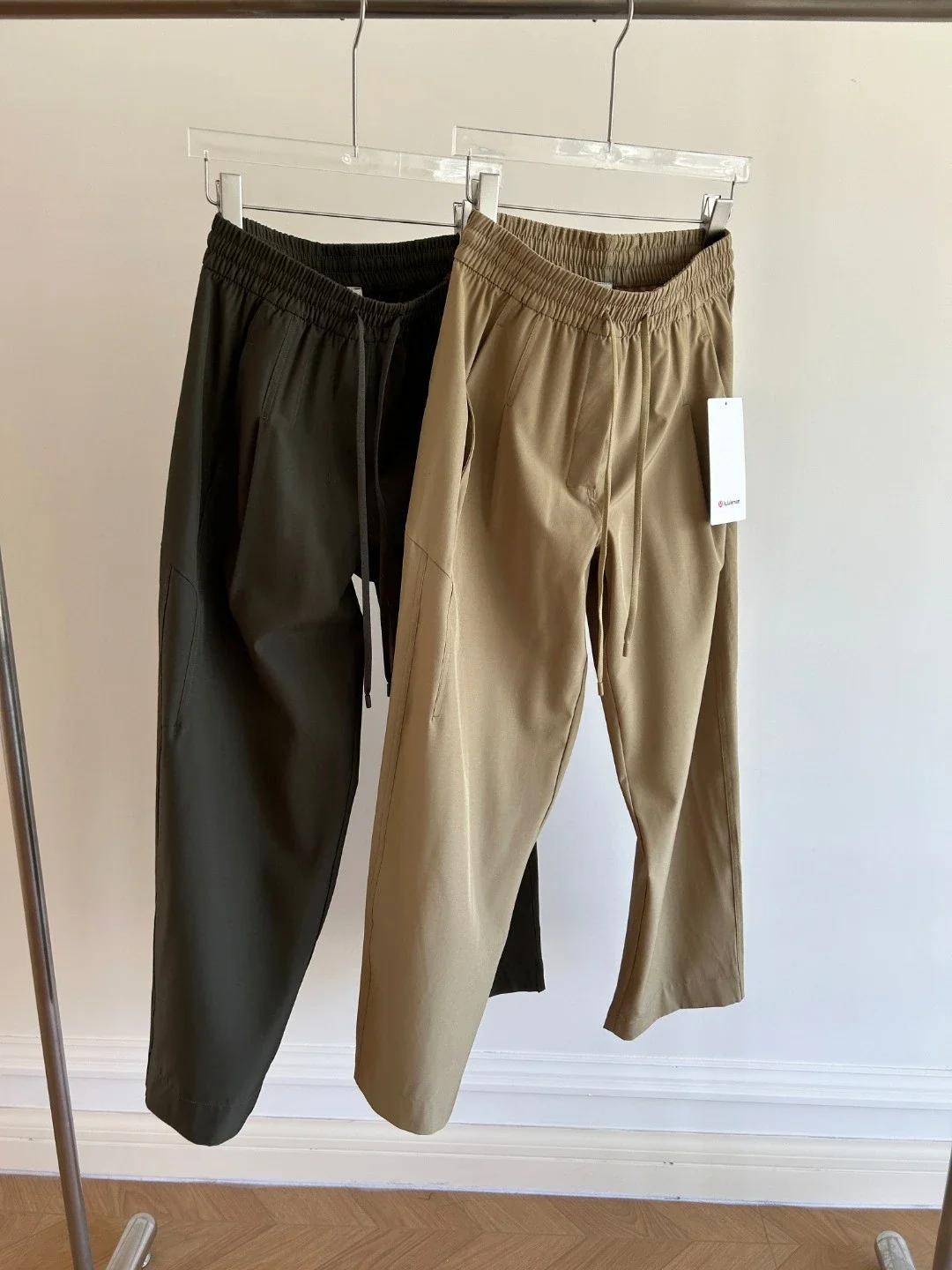  Peak♦ハイブリッド ウール ワイドパンツ lululemon丨Woven Wide-Leg 女士休闲直筒长裤速干梭织运动长裤