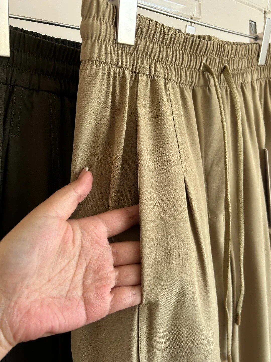 Peak♦ハイブリッド ウール ワイドパンツ lululemon丨Woven Wide-Leg 女士休闲直筒长裤速干梭织运动长裤