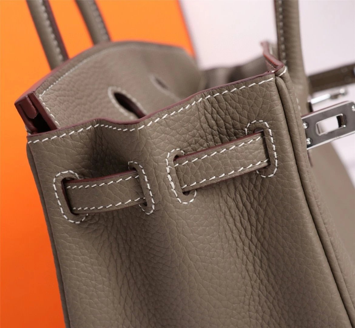 Hermes爱马仕铂金包Birkin bag 女包 金典时尚潮流女包真皮优雅手袋头层牛皮手提单肩包斜挎包锁扣包包 14