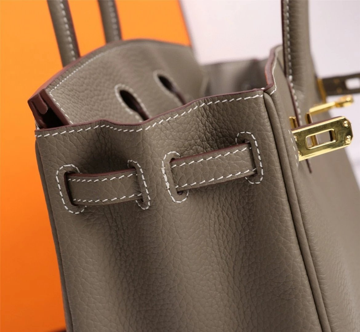 Hermes爱马仕铂金包Birkin bag 女包 金典时尚潮流女包真皮优雅手袋头层牛皮手提单肩包斜挎包锁扣包包 7