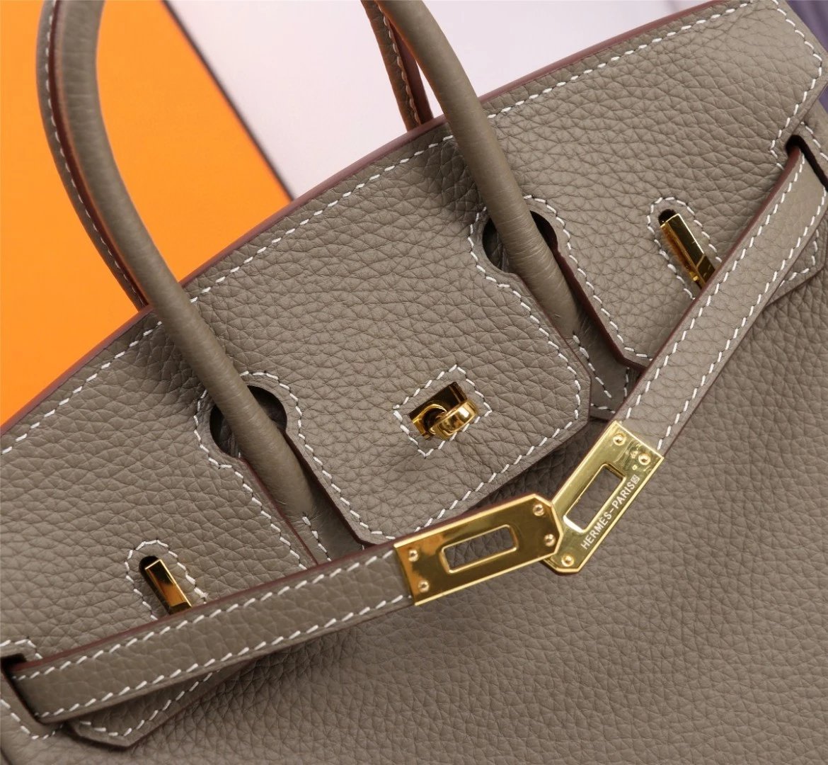 Hermes爱马仕铂金包Birkin bag 女包 金典时尚潮流女包真皮优雅手袋头层牛皮手提单肩包斜挎包锁扣包包 3