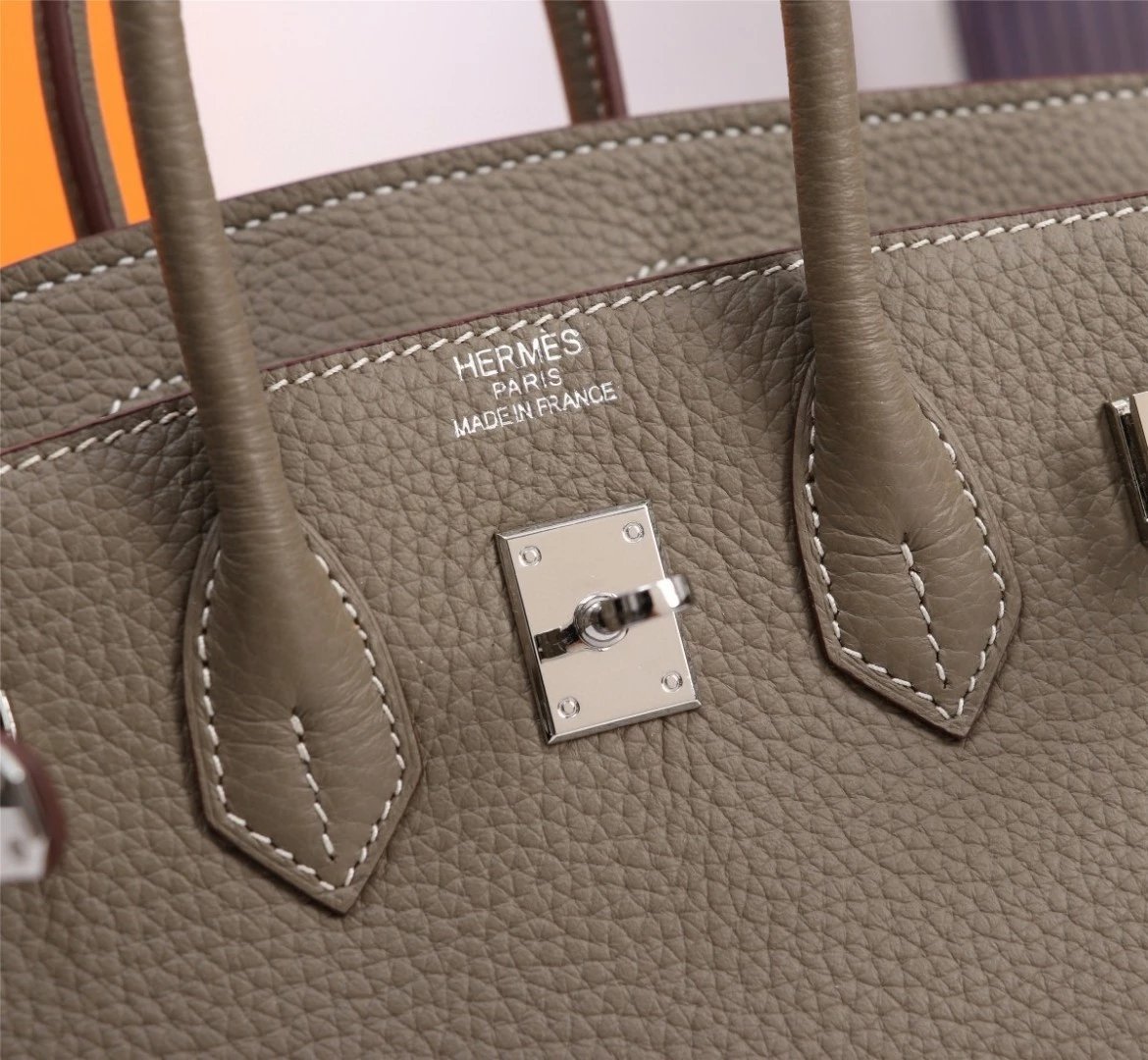 Hermes爱马仕铂金包Birkin bag 女包 金典时尚潮流女包真皮优雅手袋头层牛皮手提单肩包斜挎包锁扣包包 15