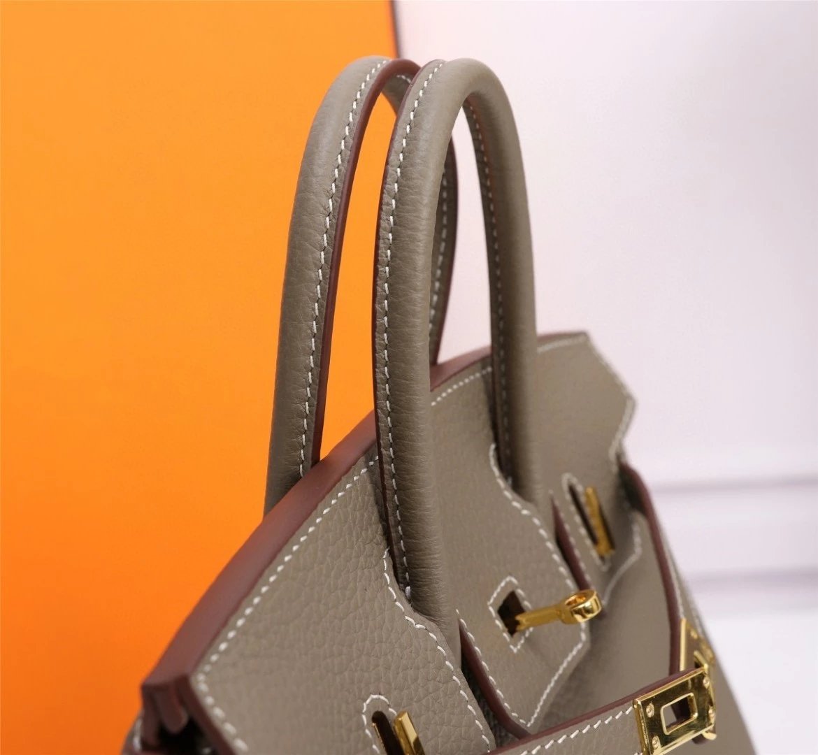 Hermes爱马仕铂金包Birkin bag 女包 金典时尚潮流女包真皮优雅手袋头层牛皮手提单肩包斜挎包锁扣包包 4