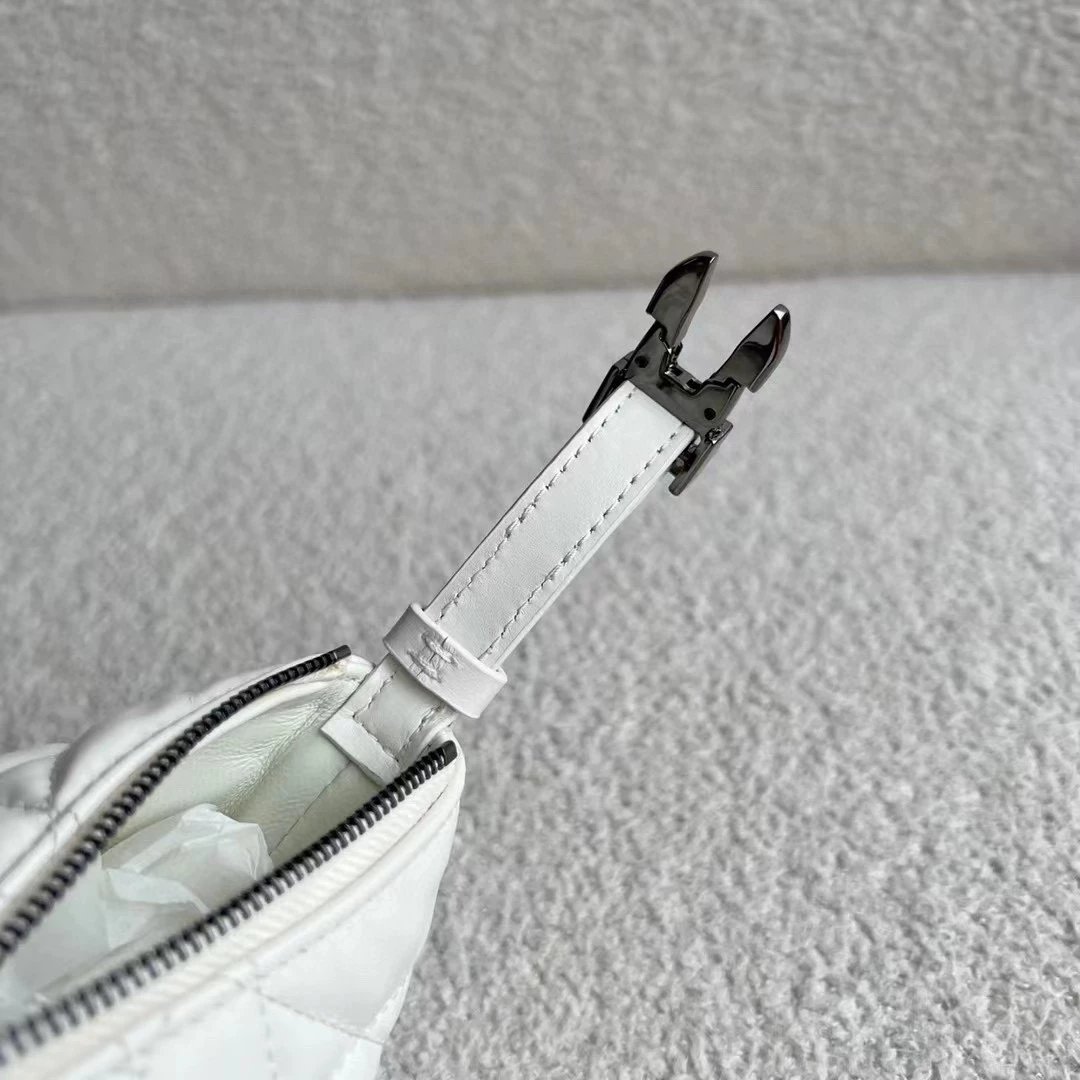 2022s D家新款Nomad手拿包 Hobo腋下包 菱格包 藤格纹羊皮包 蓝色刺绣Oblique印花帆布手提包 CD便当包 饭盒包 真皮女包  15