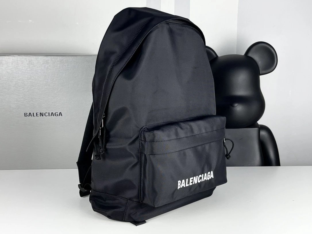Balenciaga巴黎世家新款双肩包 帆布字母男士尼龙背包507460男女通用书包电脑包旅行登山包潮男书包 4