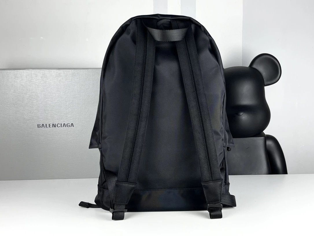 Balenciaga巴黎世家新款双肩包 帆布字母男士尼龙背包507460男女通用书包电脑包旅行登山包潮男书包 3