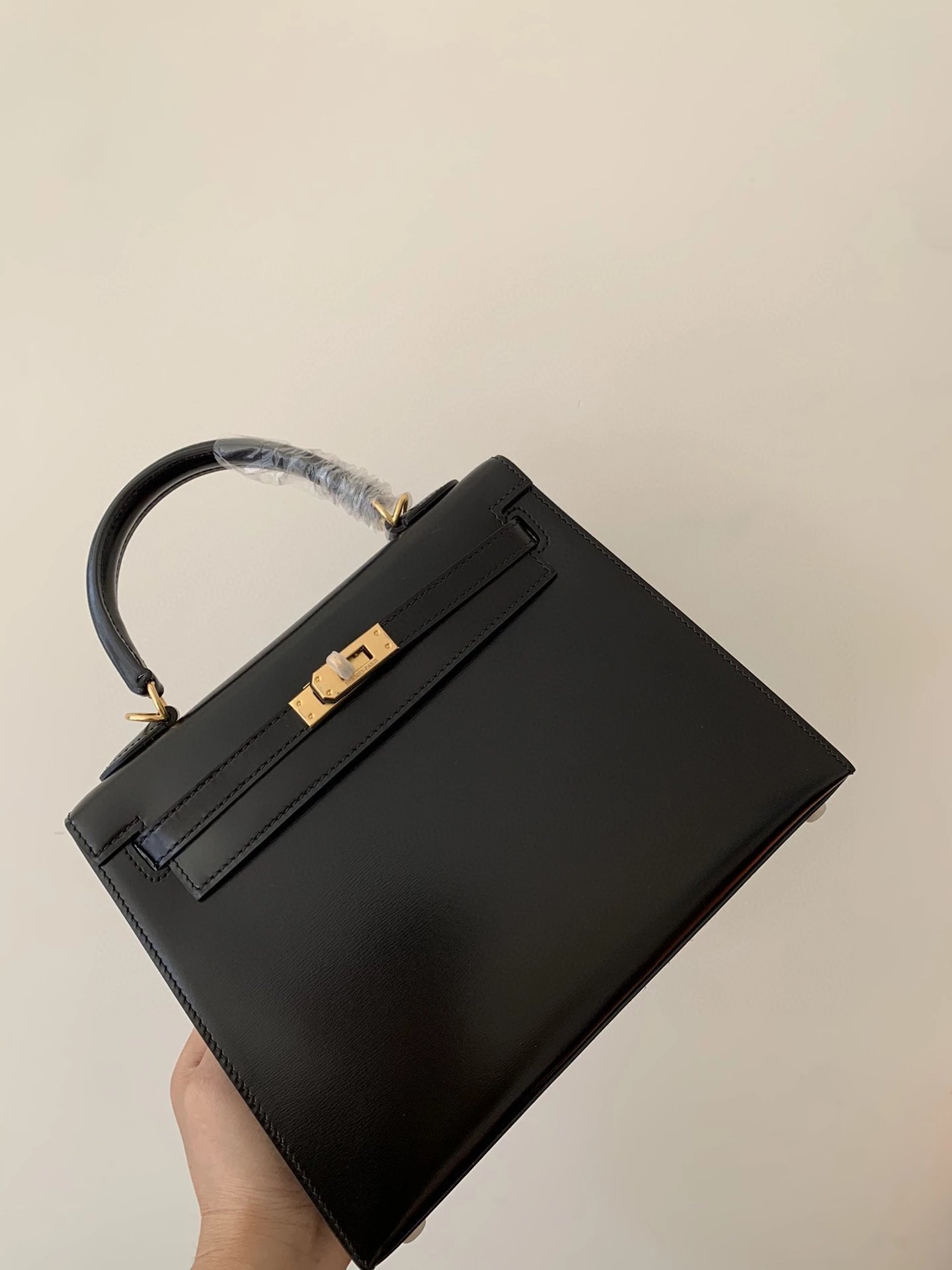 H爱玛家box皮凯莉女包 全套礼盒316钢五金时尚手袋Kelly手提包

闭眼去卖