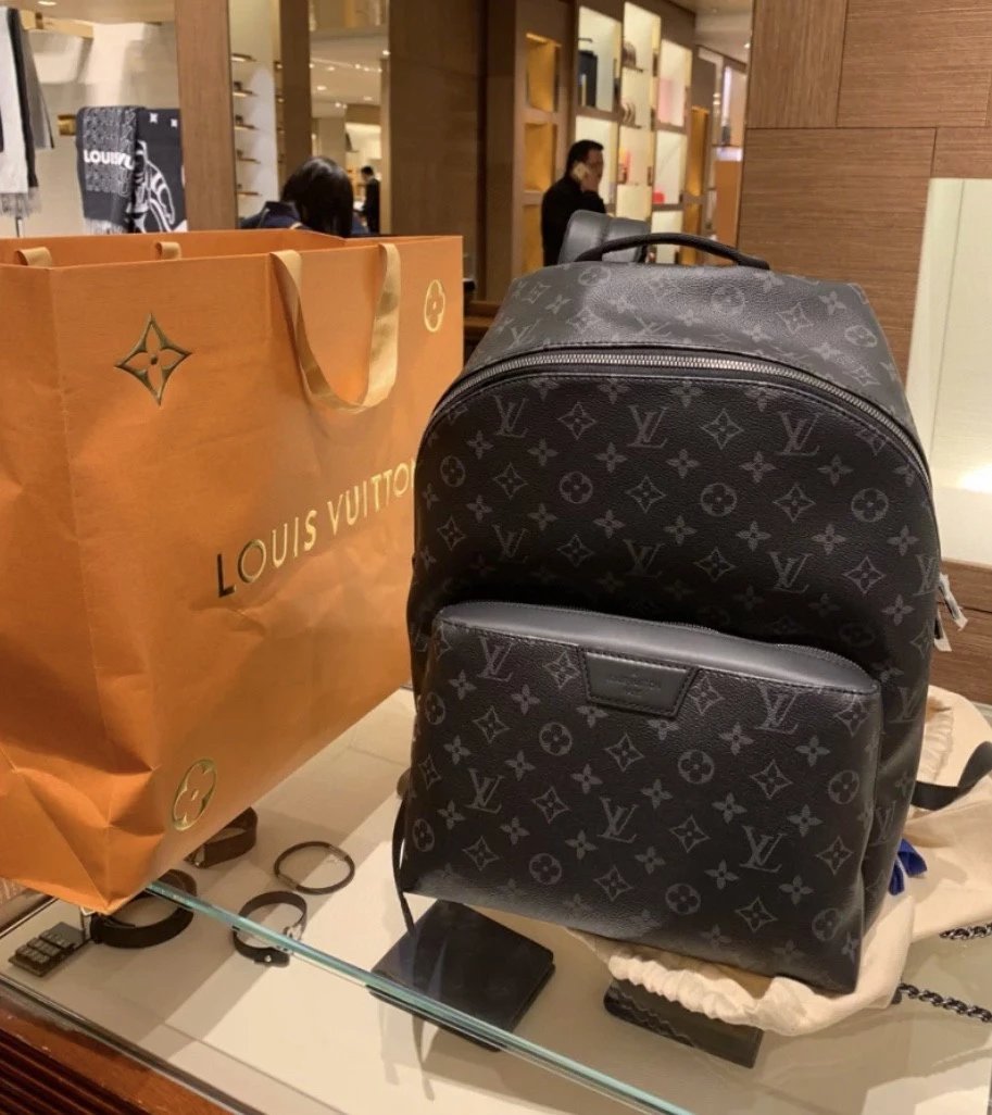 热销爆款男士双肩包背包 旅行包电脑包 商务包男包真皮包书包 黑花拼头层牛皮 apollo双肩包 3