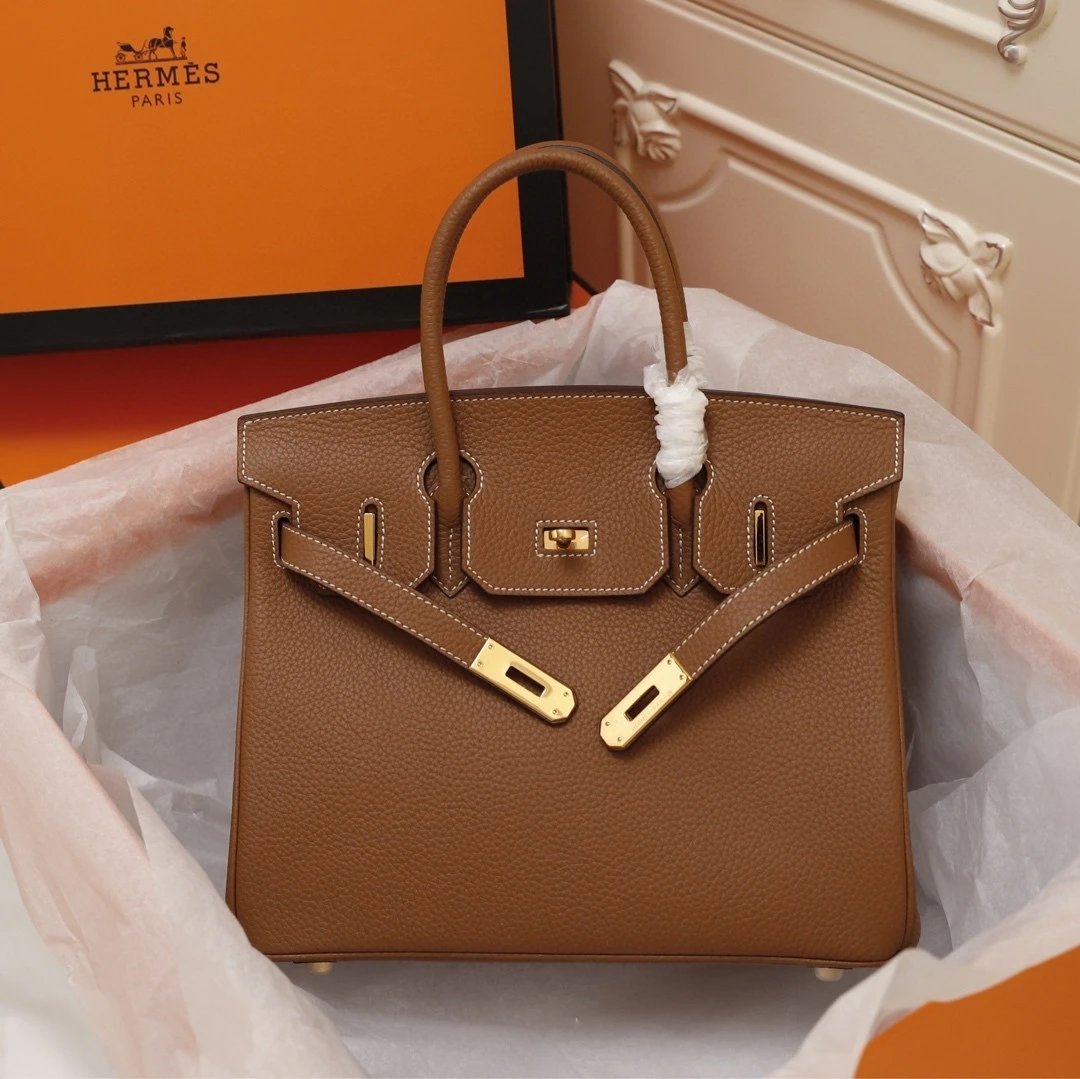 H家爱马铂金女包原单Birkin小牛皮手提包经典30cm 35cm王妃包 2