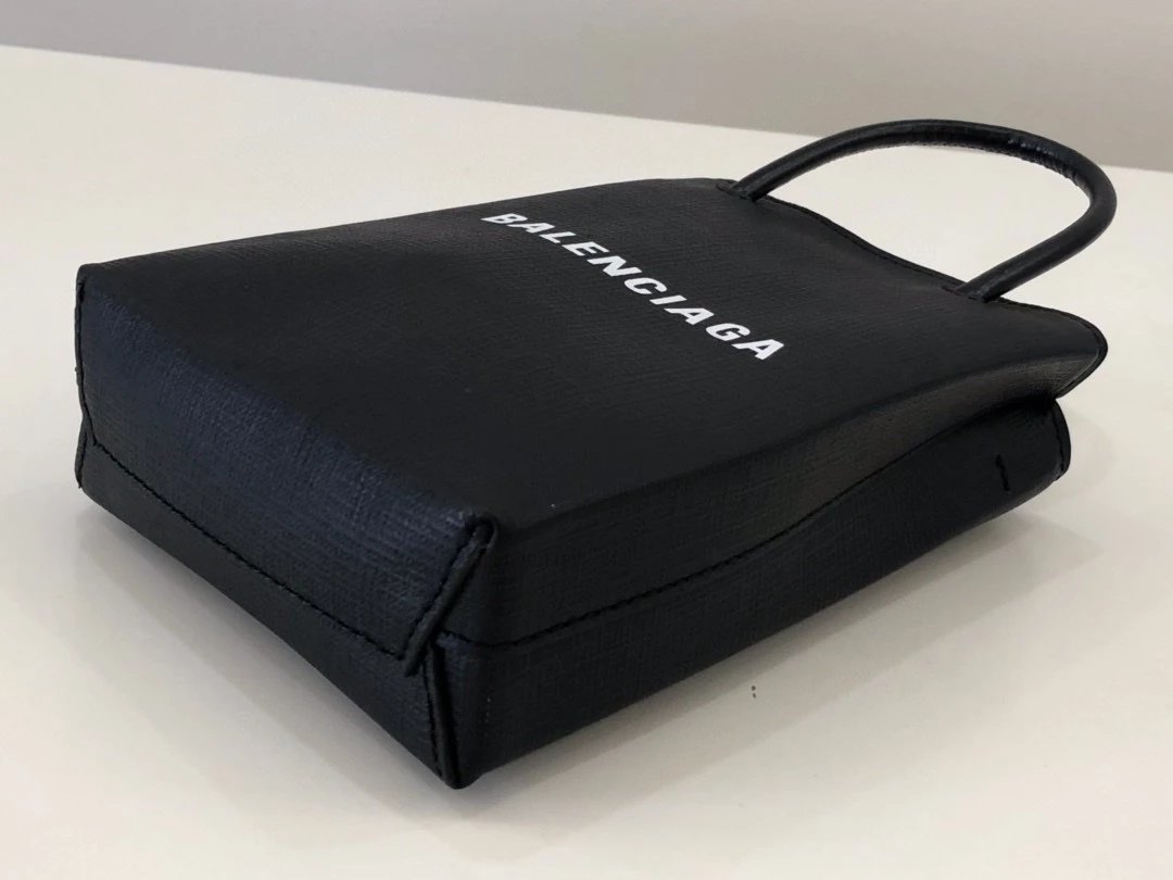Balenciaga巴黎世家手机包小牛皮购物小包  机车包牛皮mini小号手机袋手提斜挎包迷你托特包 男女同款包包 7