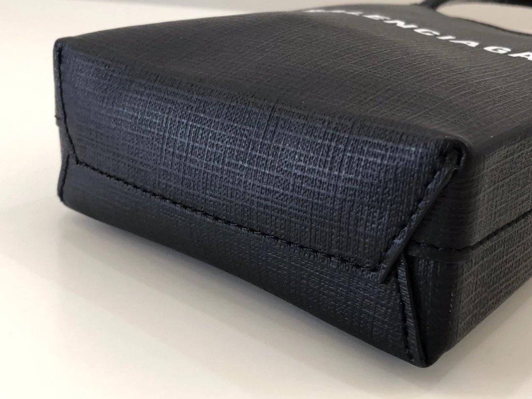 Balenciaga巴黎世家手机包小牛皮购物小包  机车包牛皮mini小号手机袋手提斜挎包迷你托特包 男女同款包包 9