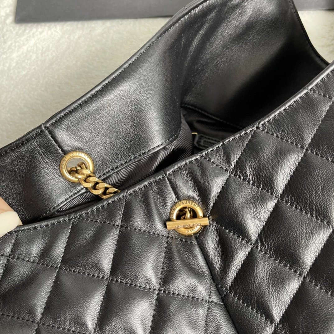 2022爆款698651新款ICARE 22春夏季新款托特包妈咪包子母包购物袋Tote包小羊皮 小废包 菱格女包 大容量购物袋 5