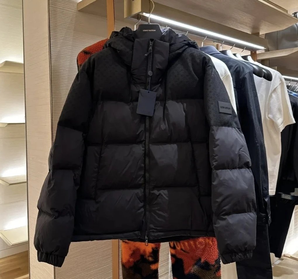 Pre-order Size L Textured Cotton Coat with Detachable Hood, Understated Luxury