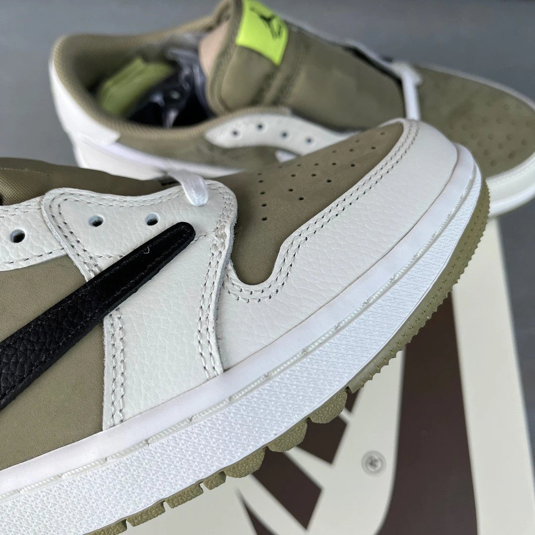 Travis Scott x Nike Air Jordan 1 Low OG Pink Foam Sneakers - 57
