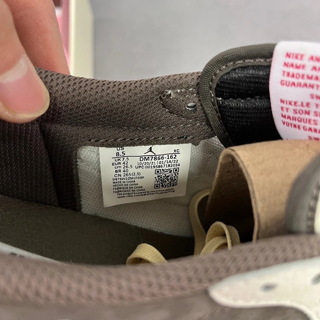 Travis Scott x Nike Air Jordan 1 Low OG Pink Foam Sneakers - 53