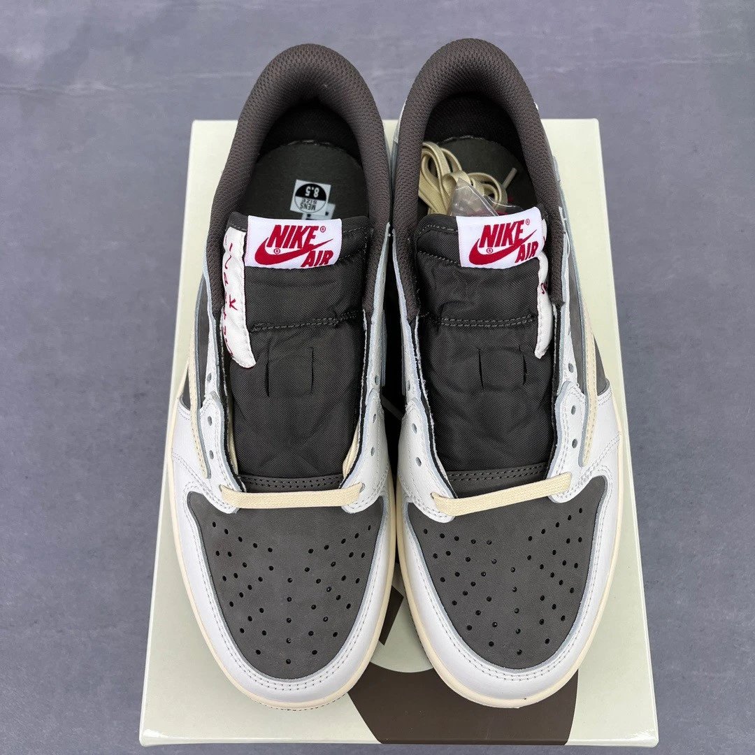 Travis Scott x Nike Air Jordan 1 Low OG Pink Foam Sneakers - 51